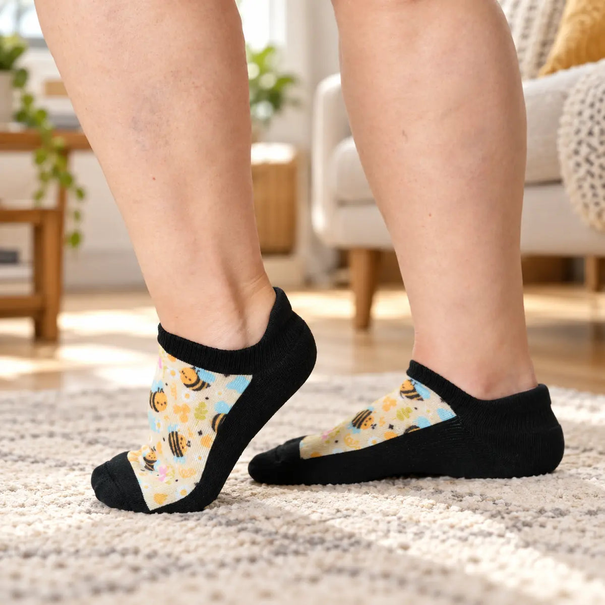 Bamboo Ankle Socks - Cushioned Breathable No Blister