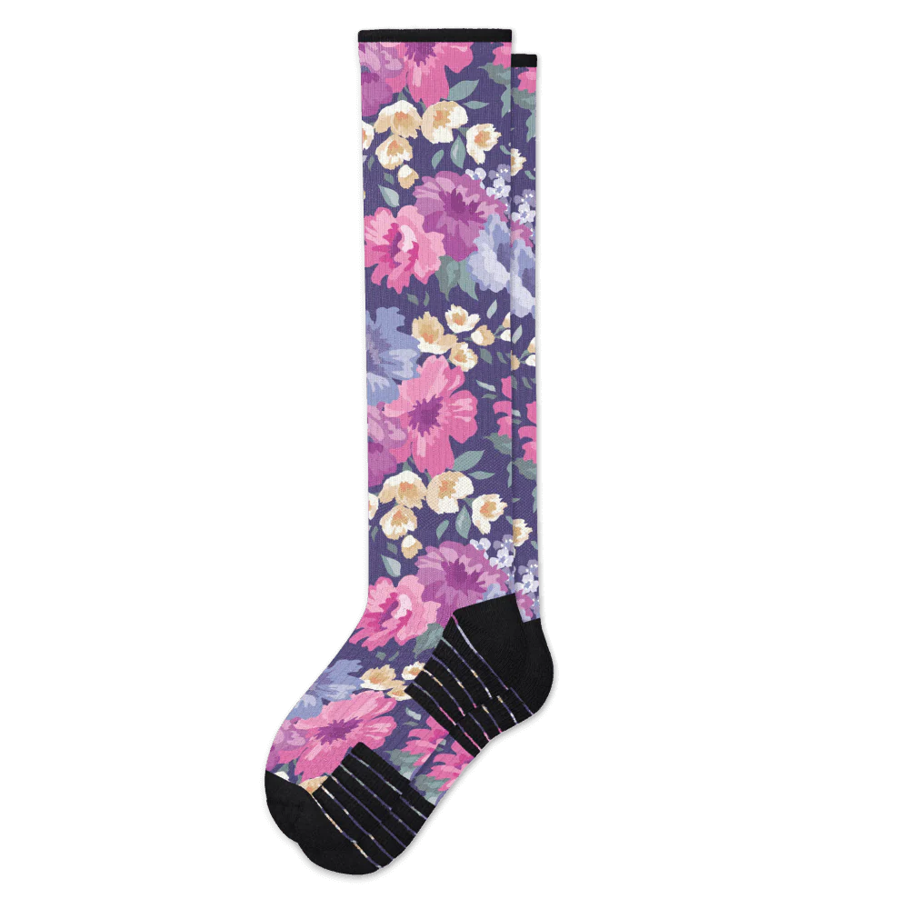 Floral Compression Socks