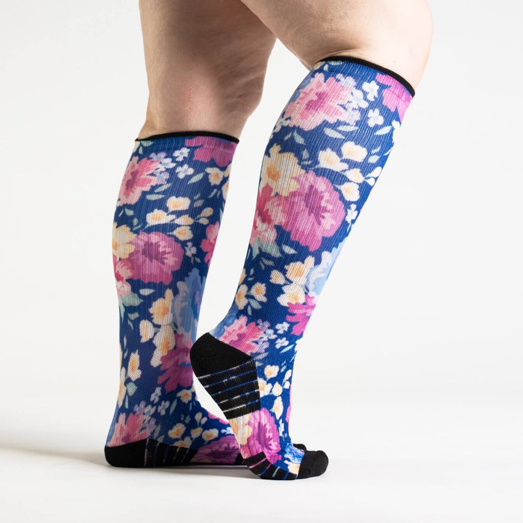 White Compression Socks