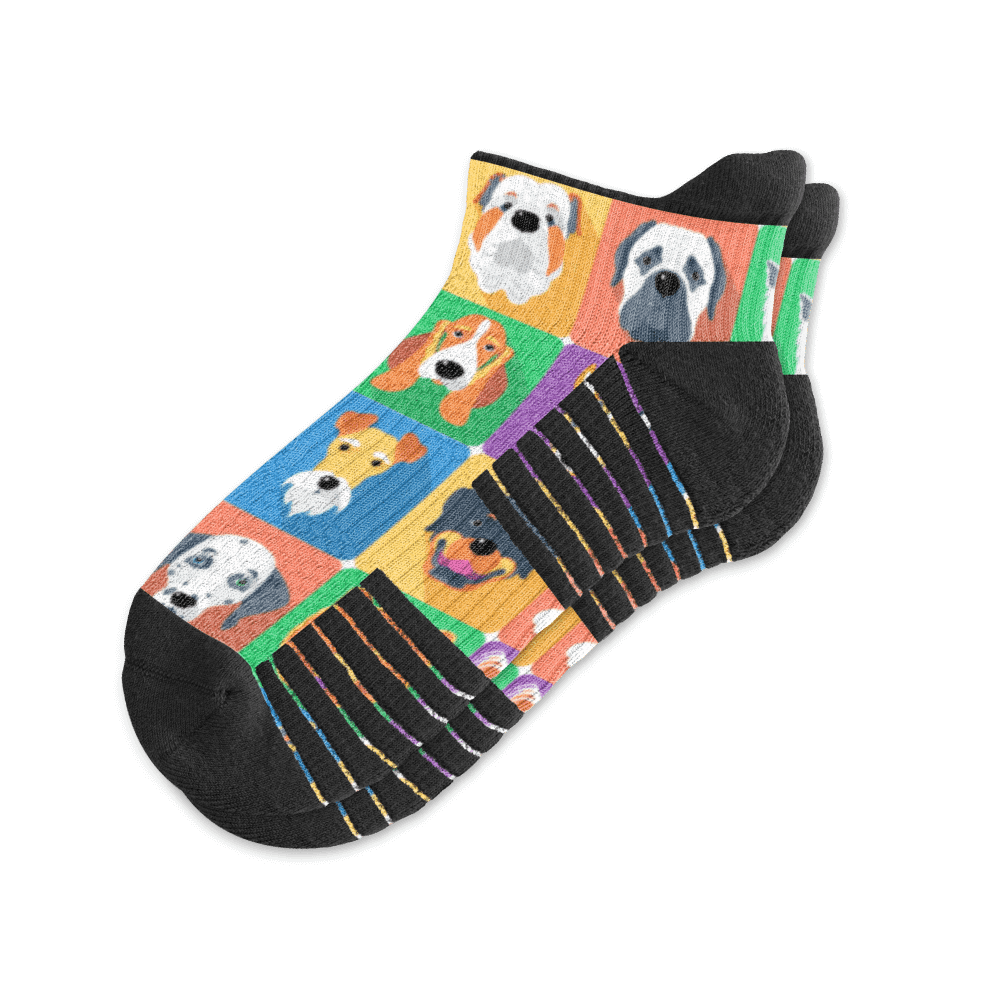 Purple Moon Ankle Compression Socks