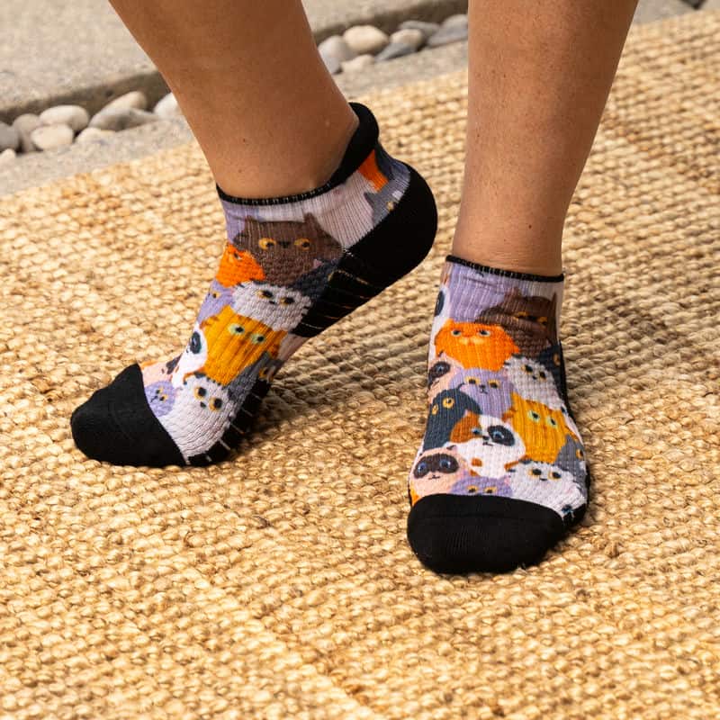 Tan Ankle Compression Socks