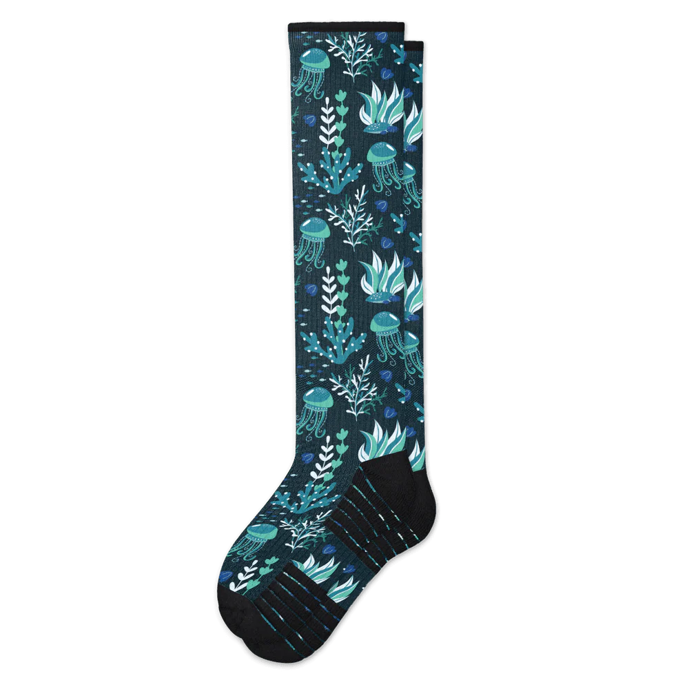 Jellyfish Blues Compression Socks